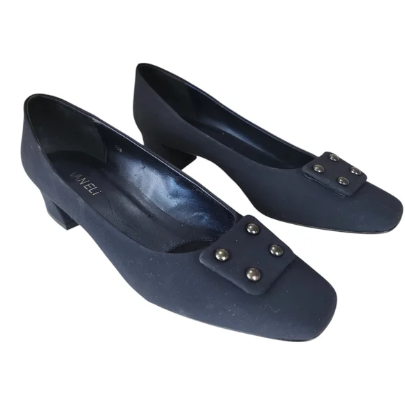 Vaneli Women's Black Block Heel Shoes size 10 - Picture 11 of 11